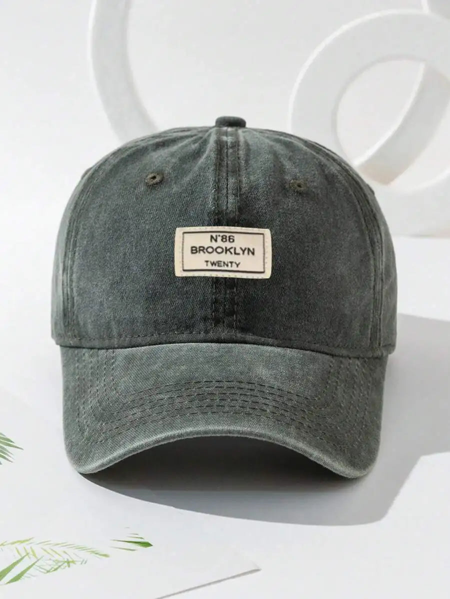 Unisex Washed Denim Baseball Cap Adjustable Casual Hat
