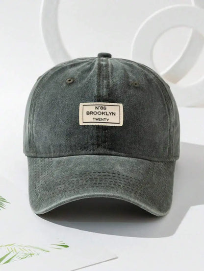 Unisex Washed Denim Baseball Cap Adjustable Casual Hat