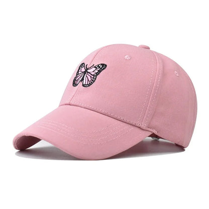 Embroidery Butterfly Baseball Cap Women's Spring Summer