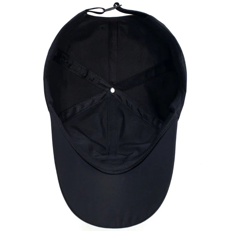 Solid Sports Baseball Cap, Sun Protection Quick Drying