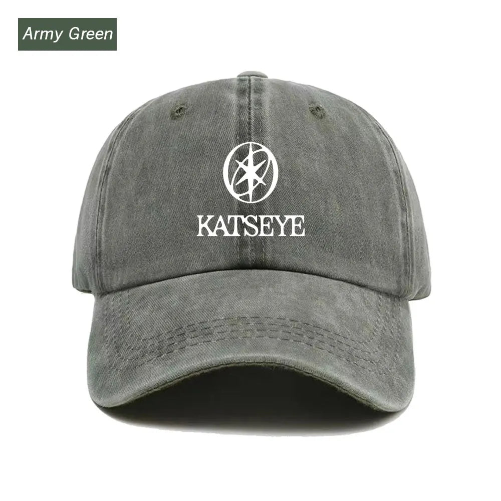 KATSEYE Baseball Cap Washed Printed Trucker Style Unisex Cotton Streetwear Korean Fashion Summer Sun Hat