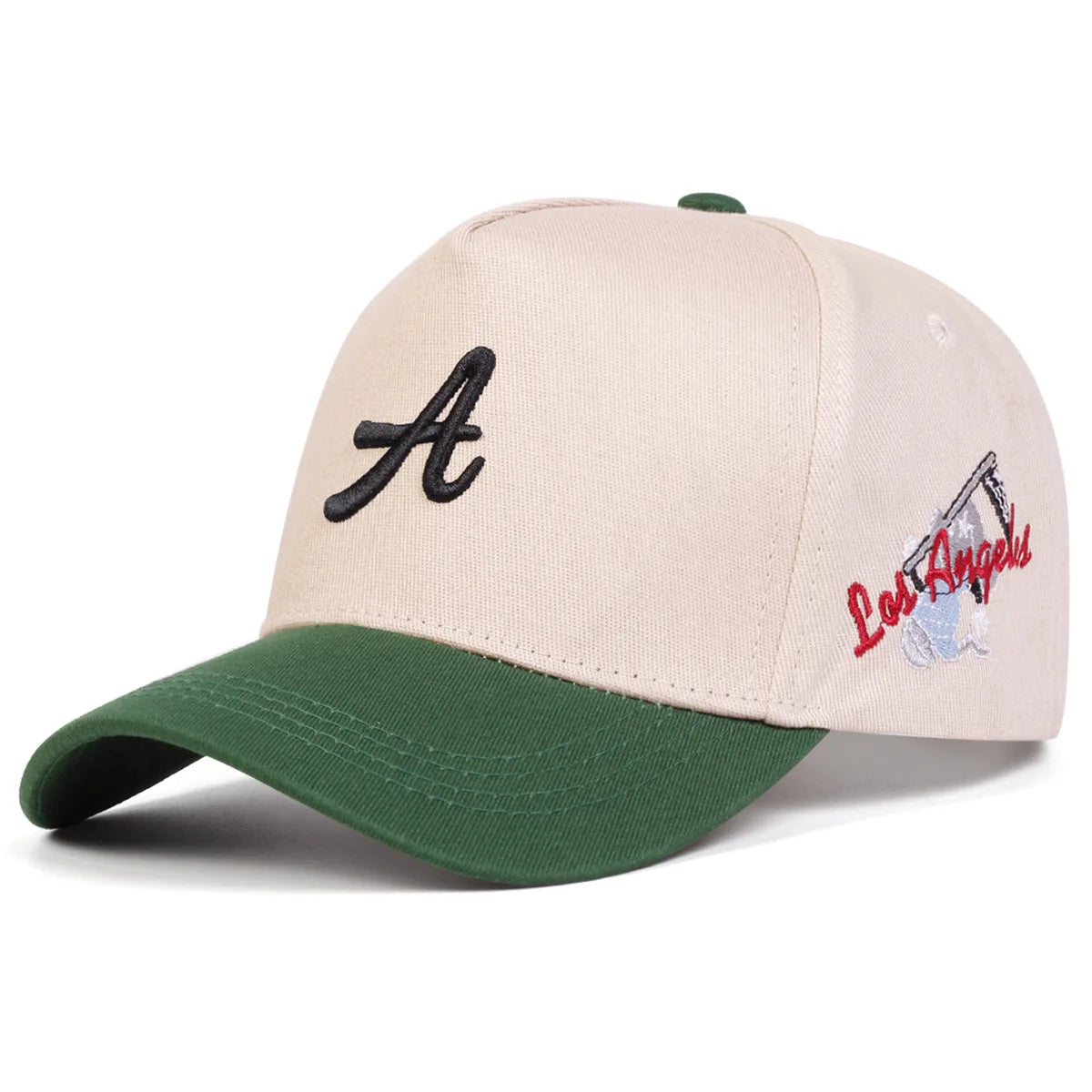 Letter A Printed Baseball Cap
