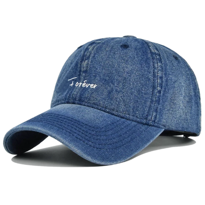 2023 New Designer Forever Embroidery Washed Baseball Cap