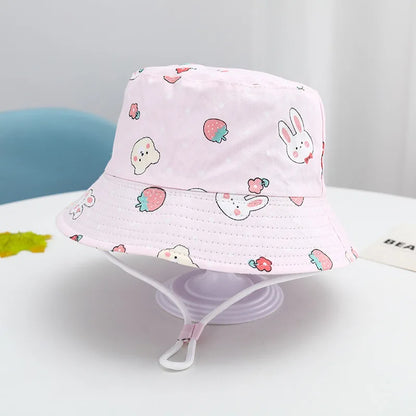 Children Panama Hat Spring Summer Baby Fisherman Hat For Boys Girls Bucket Hats