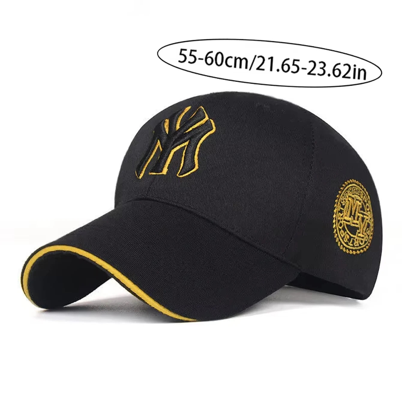 Duck Tongue Hat Unisex Couple Letter MY Embroidered Casual Baseball Hat Fashion Sports Cap