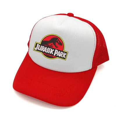 Jurassic Park Trucker Cap Men Funny Jurassic Park Dinosaur Hat Baseball Cap
