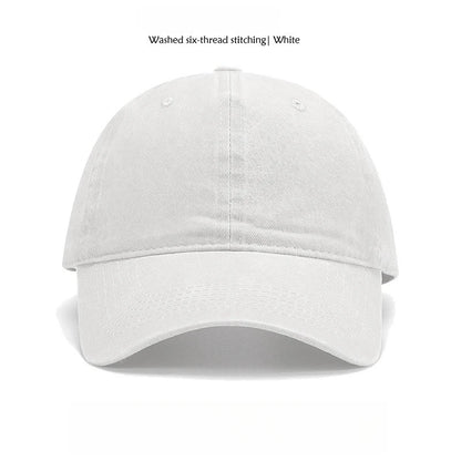 Washed Cotton Solid Dad Hat Unisex Baseball Cap