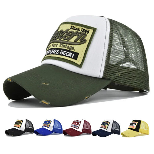 Baseball Men Trendy Black Retro brooklyn Letter Embroidery Baseball Hats