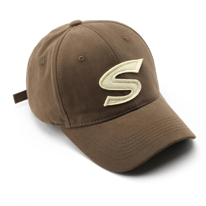 Baseball Cap S Letter Cap Sun Hat Spring Autumn Baseball Cap Breathable Outdoor Leisure Hats