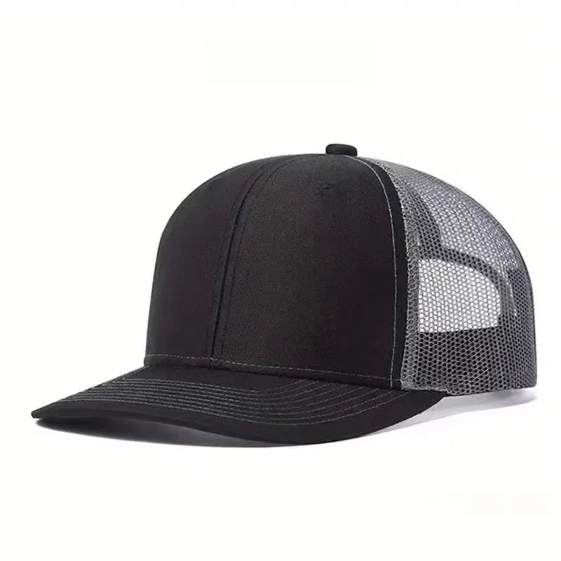 Richardson 112 Unisex Mesh Trucker Cap Breathable Sun Hat With Slightly Curved