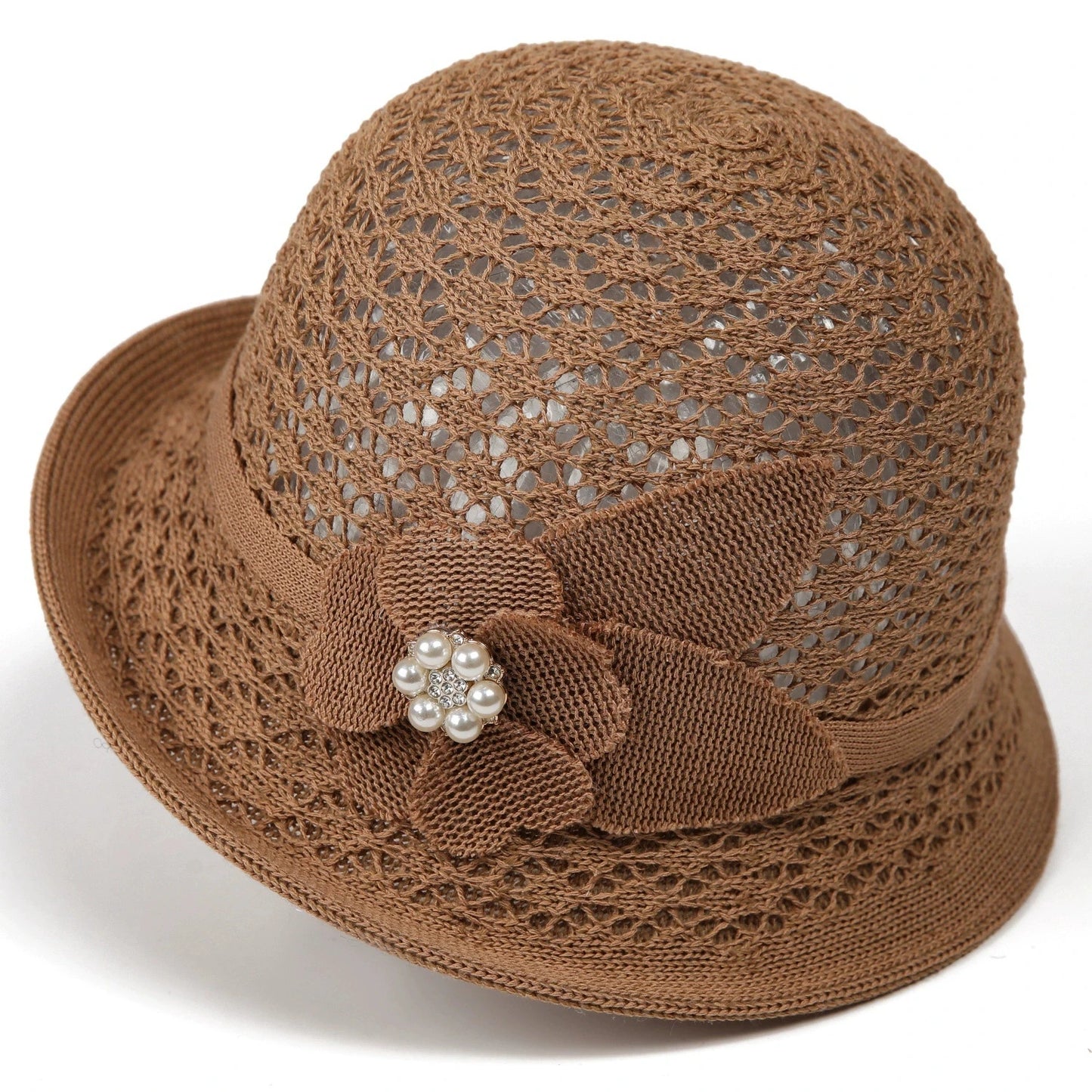 Summer Sun Protection Hat French-Style Rolled-Brim Sun Hat