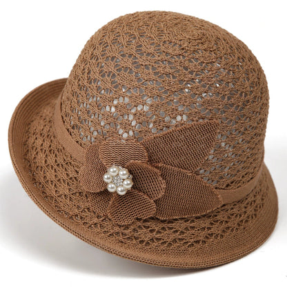 Summer Sun Protection Hat French-Style Rolled-Brim Sun Hat