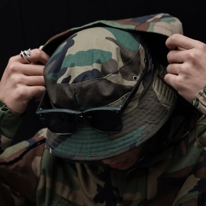 Men Women Outdoor Sport Camouflage Bucket Hat