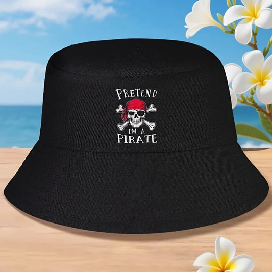 Men'S & Women'S Pirate Bucket Hat with "Pretend I'm A Pirate"