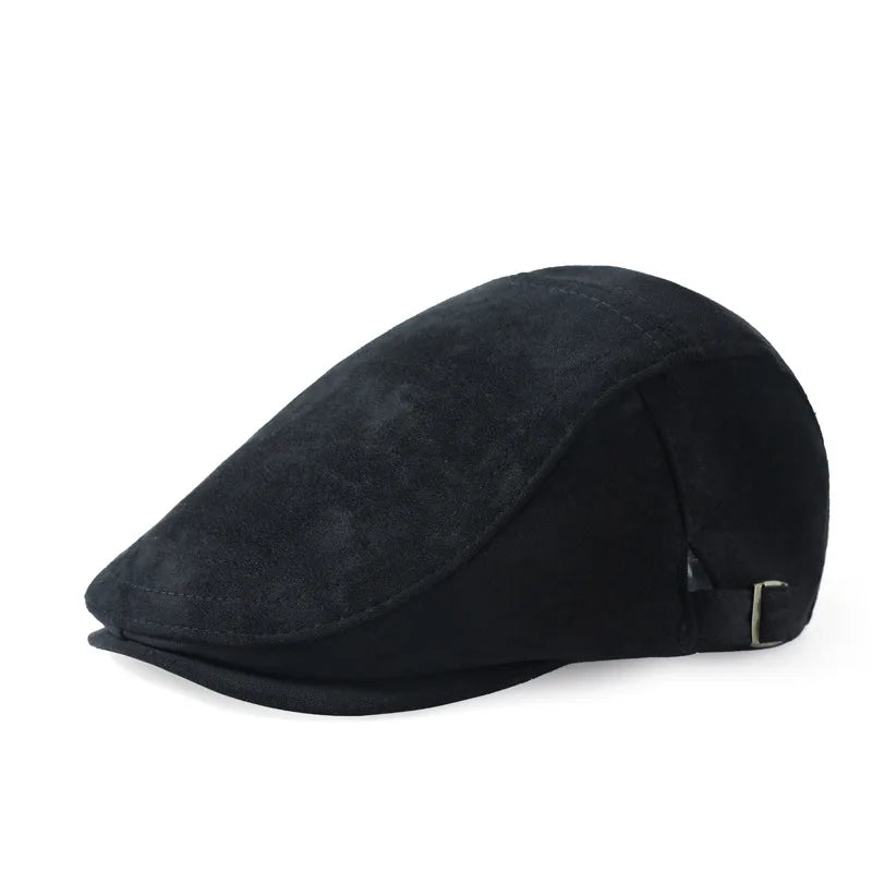 Deerskin Fleece Cap Ins Light Board Beret Trendy