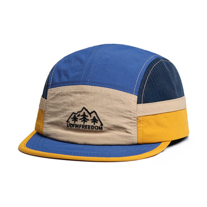 5 Panel Baseball Cap for Men Women, Embroidery Mesh Nylon Quick Dry Breathable