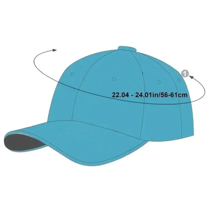 The Grandfather Washed Baseball Cap Retro Casual Women Men Dad Hat Denim Embroidered Hat