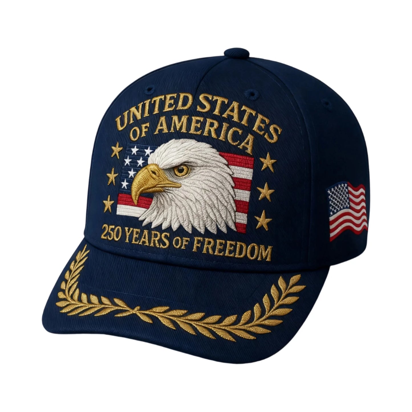 US 250th Anniversary Cap Patriotic Baseball Cap US 250th Anniversary Tribute Hat