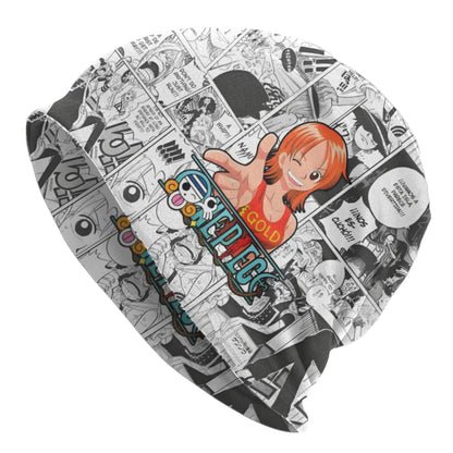 Nami Anime Comic Bonnet Hats  Hip Hop Knit Hat For Women Men