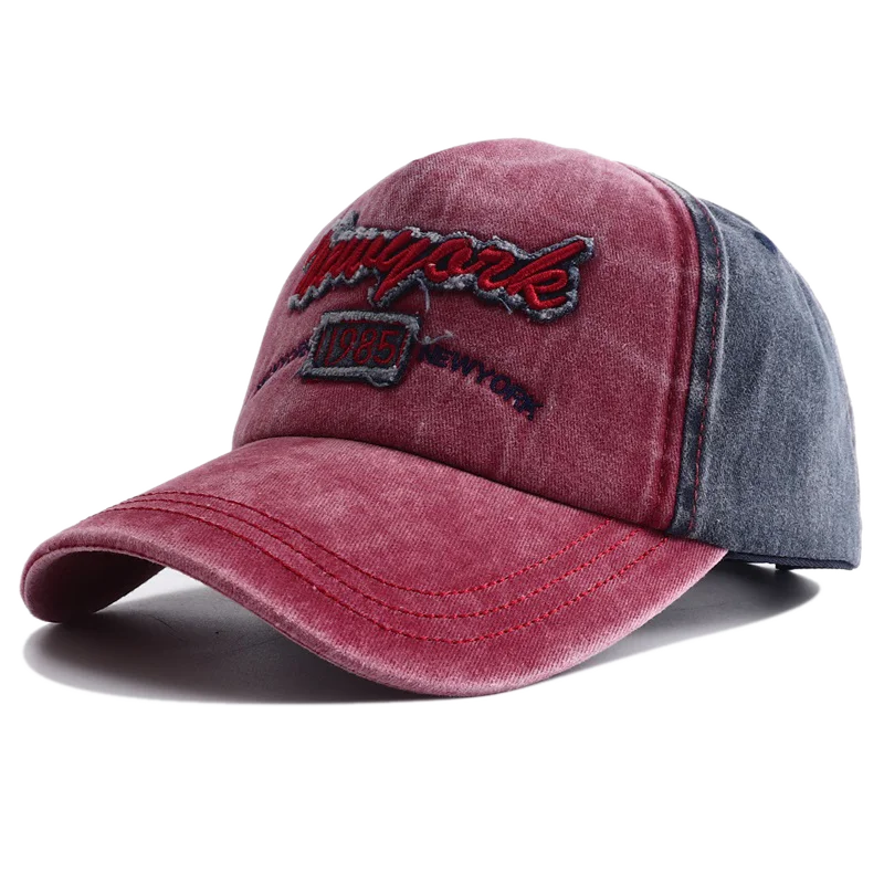 New Unisex Washed Cotton Snapback Hat