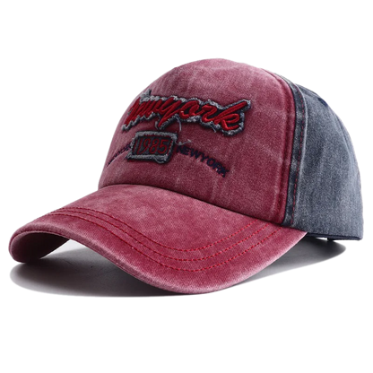 New Unisex Washed Cotton Snapback Hat