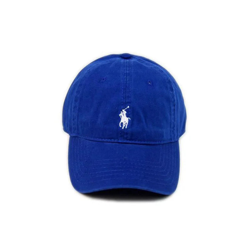 Unisex Cotton Baseball Cap Fashion Dad Polo Embroidery Soft Breathable