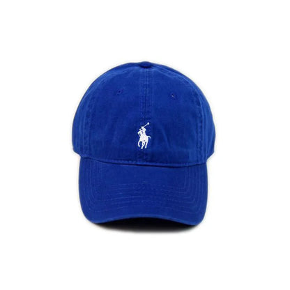 Unisex Cotton Baseball Cap Fashion Dad Polo Embroidery Soft Breathable