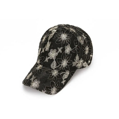 Fashion Breathable Floral Lace Baseball Cap