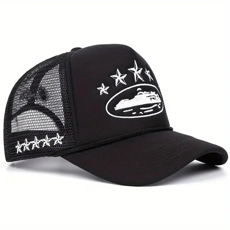 New Unisex Print Baseball Hats New Unisex Hip Hop Breathable Personal Sunshade Mesh
