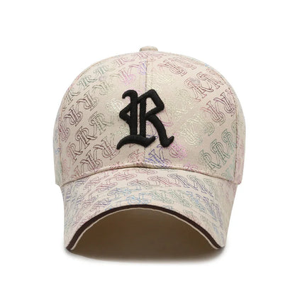 Letter Embroidery Couple Baseball Cap Hip Hop for Men Lady