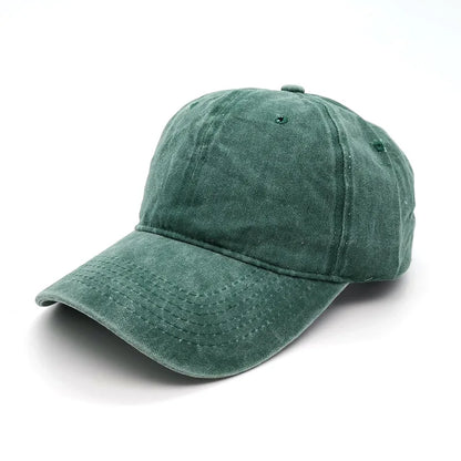 Vintage Women's Dad Hat Sports Hats Men Washed Denim Trucker Cap