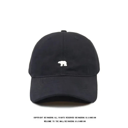 Cartoon Polar Bear Embroidery Baseball Cap For Women Men