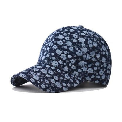 Denim Unstructured Baseball Cap For Men Women