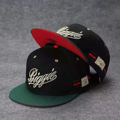 Men's Letter Embroidery Tide All-Match Flat Brim Baseball Cap Ladies Summer