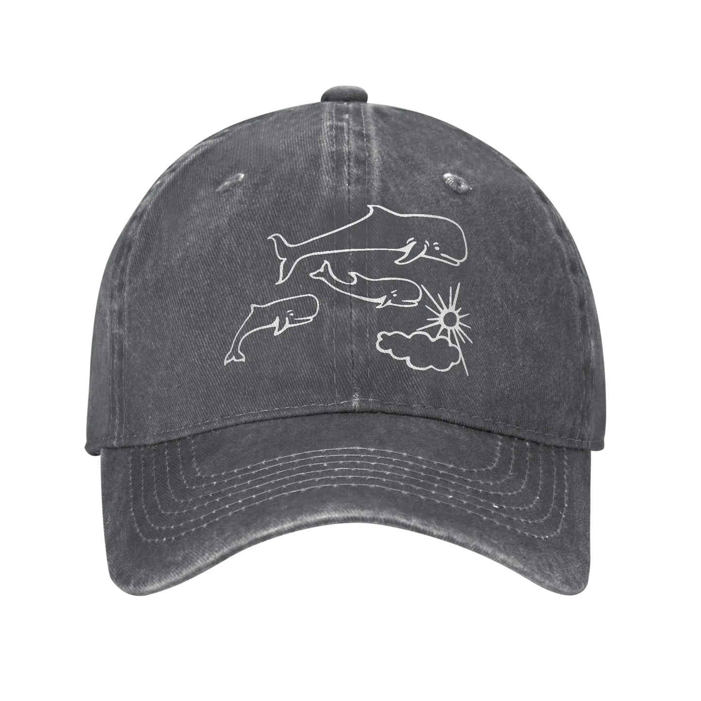 Whales And Sun Tattoo By Robe De Extremoduro Sun Baseball Cap