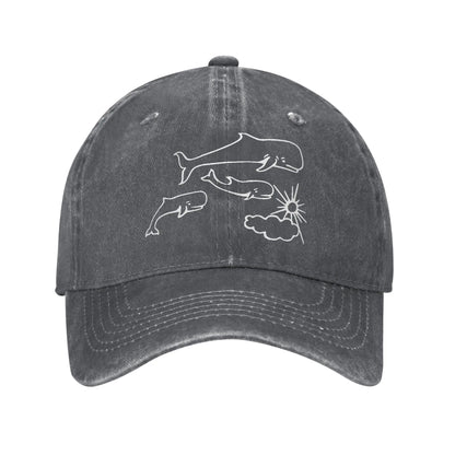 Whales And Sun Tattoo By Robe De Extremoduro Sun Baseball Cap