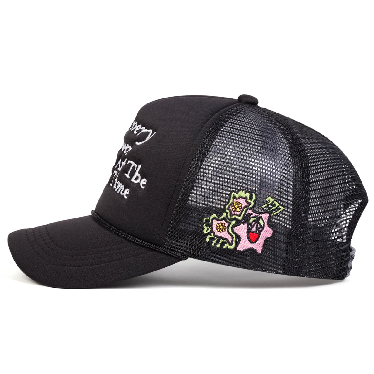 Unisex Not Every Letter Embroidery Baseball Net Caps Hip Hop Cap Spring Summer