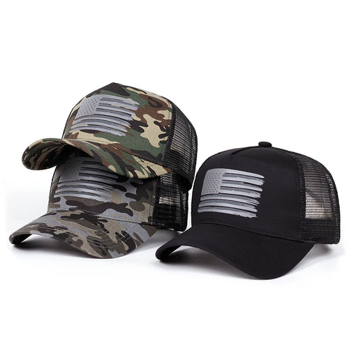 Fashion Baseball Hat American Flag Printed Street Hip Hop Hat Outdoor