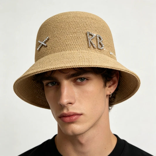 Summer Natural Raffia Sun Hats For Women