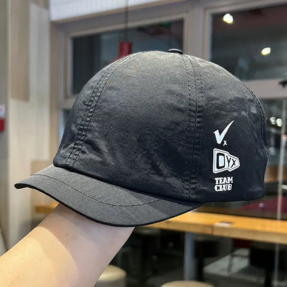 Spring Summer Short Brim Outdoor Sport Baseball Cap Men Women