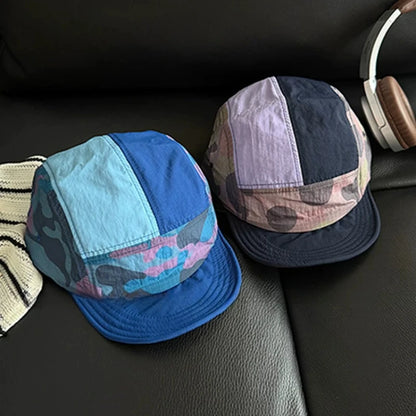 New Niche Camouflage Quick-Drying 5-Panel Camping Hats