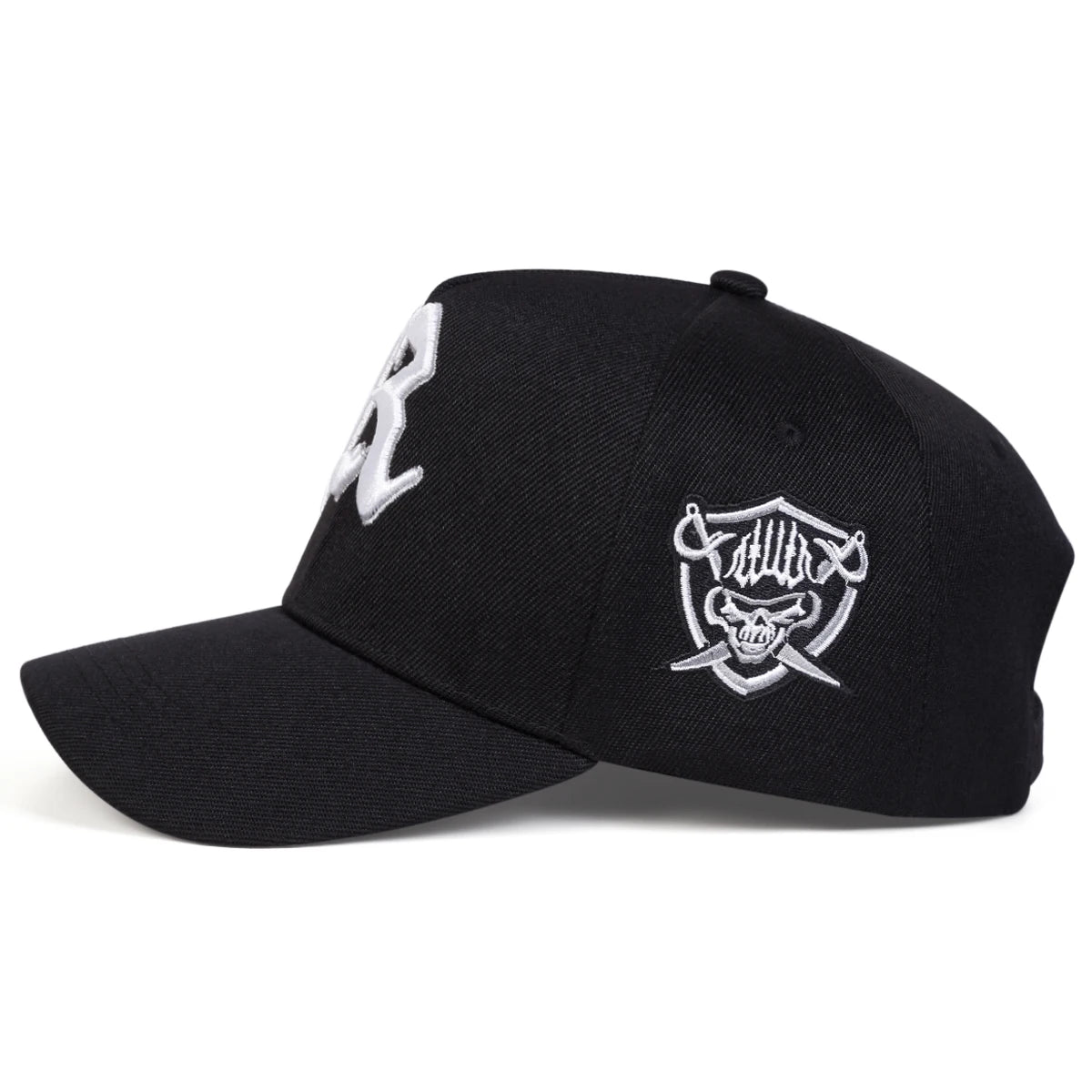 Unisex R Letter Embroidery Baseball Caps Spring Autumn Outdoor