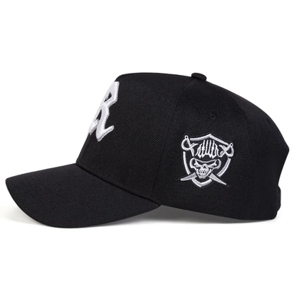 Unisex R Letter Embroidery Baseball Caps Spring Autumn Outdoor