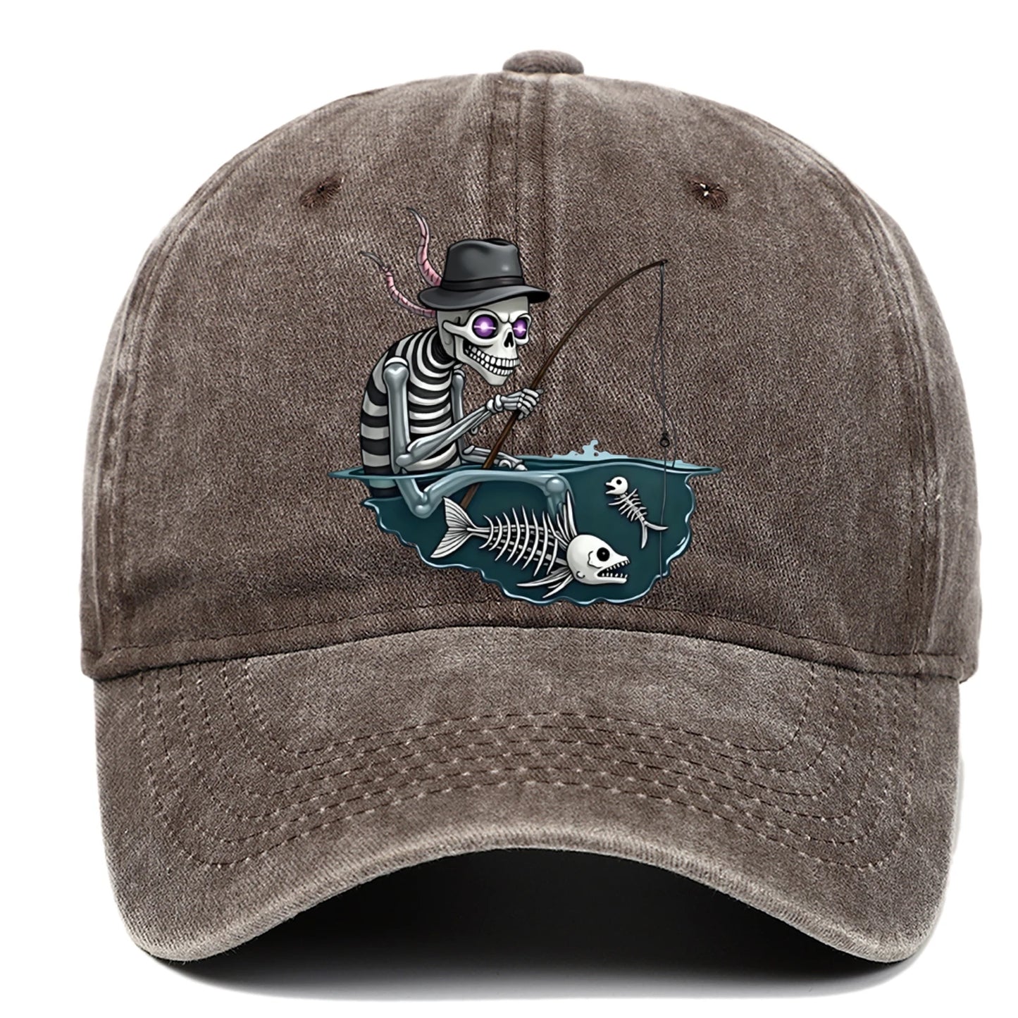 Personalized Skull Print Baseball Cap For Men And Women