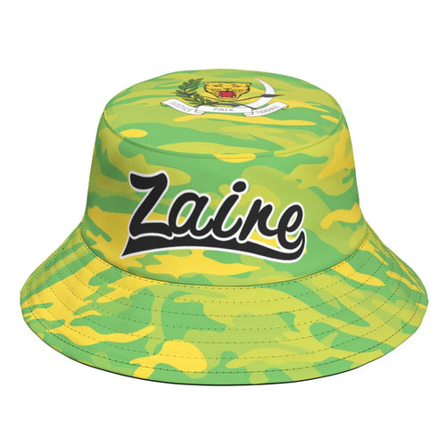 Zaire Free Custom Made Name Number Zar Bucket Cap Nation Flag Za Congo Country