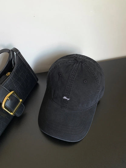 Retro Cotton Baseball Caps Spring Summer Letter Embroidery Sun Hats For Men & Women