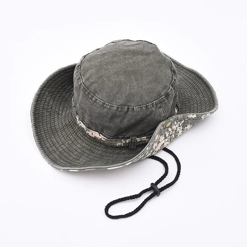 2024 Spring Cotton Solid Bucket Hat Fisherman Hat