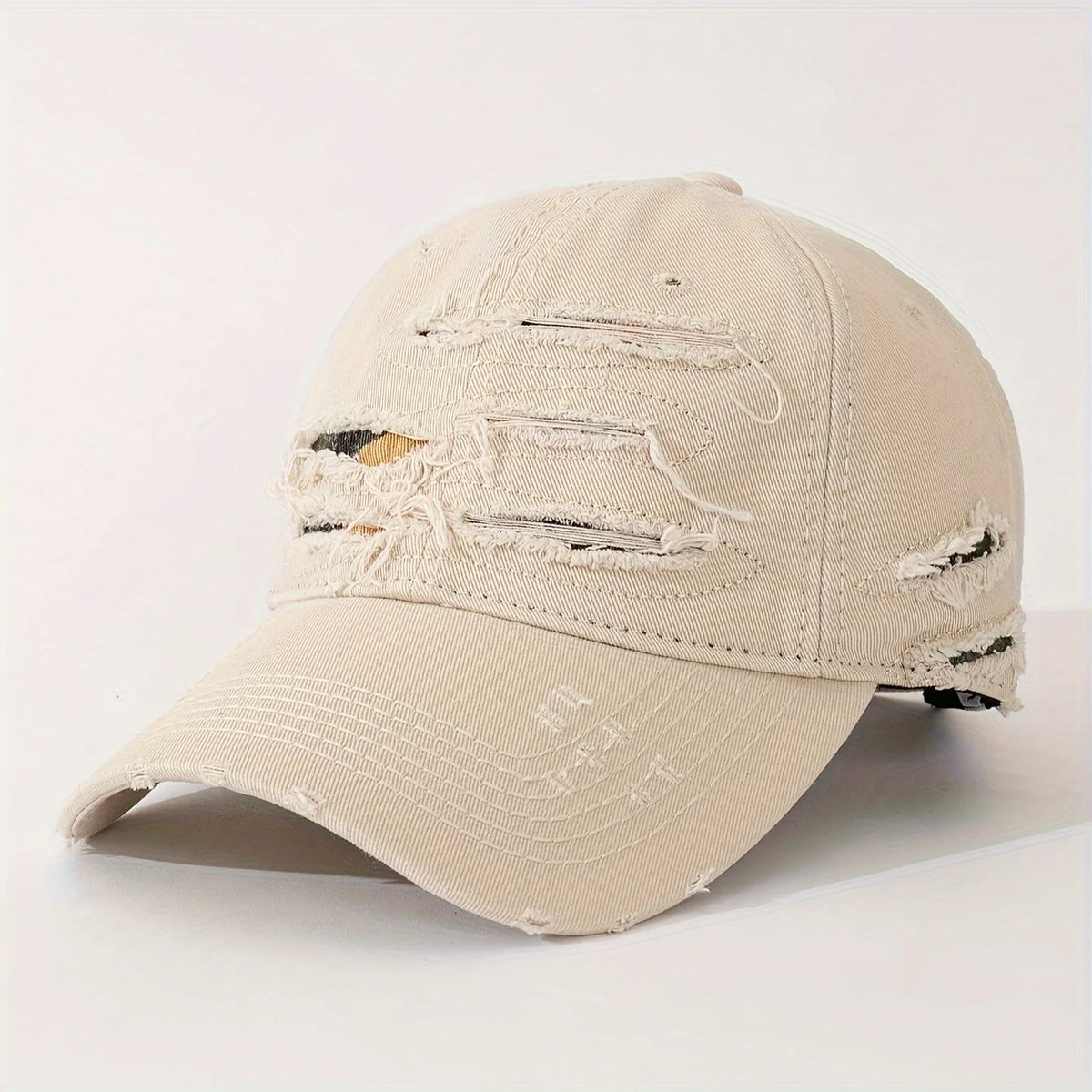 Raw-Edged Special Washed Baseball Cap