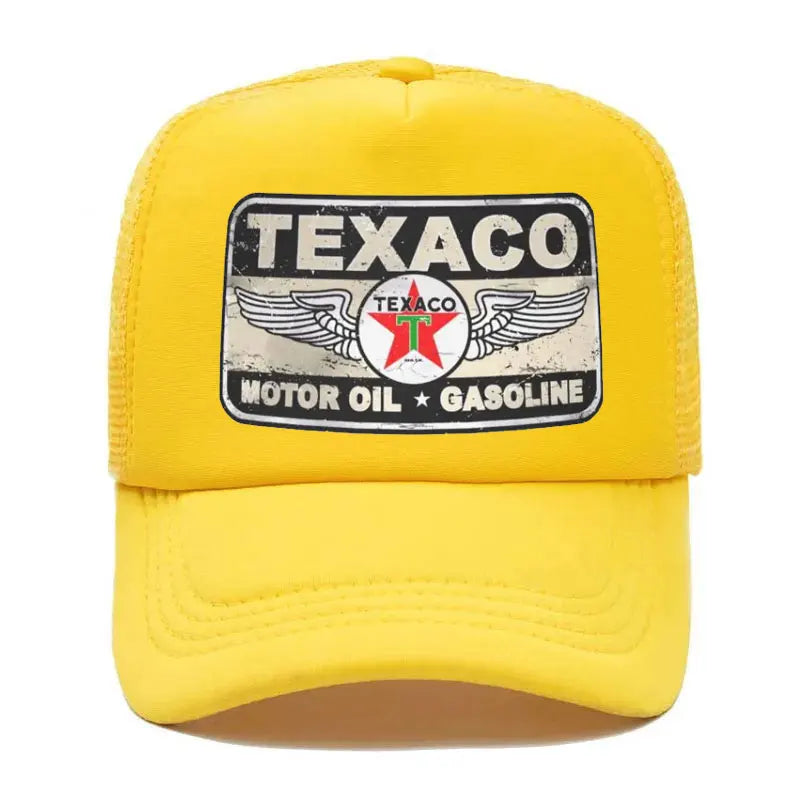 Punk Unisex Vintage Texaco Sign Baseball Cap for Men Women