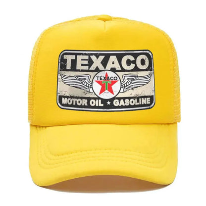 Punk Unisex Vintage Texaco Sign Baseball Cap for Men Women